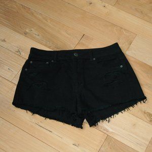 AEOJean  Black Shorts -Stretch Size 10 (NWOT)